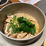 創作割烹 たかの - 松茸釜飯