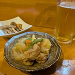 はな花 - 鶏じゃが、ちくわこんにゃく甘辛煮