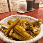 わさび居酒屋 あな蔵 - わさびの茎