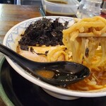 らぁめん優雅 - 岩海苔がよく合います