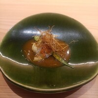 RISTORANTE IL NODO - 鎌倉海老（ソース注入後）