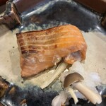 よし澤 - 鮭もしっかり味わって頂いた