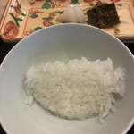 よし澤 - ご飯は、炊き具合で四段階で味わえた