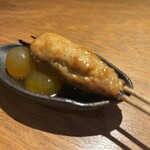 比内地鶏串 Sot l'y laisse - つくね