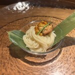 比内地鶏串 Sot l'y laisse - 真壁屋稲庭うどんに比内地鶏の照り焼き