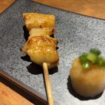 比内地鶏串 Sot l'y laisse - ペタ