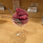 カジュアルフレンチBar 7FUKU - カシスのソルべ