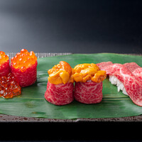 肉寿司三種盛り合わせ　お得二人前セット