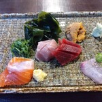 Karuizawa Yamasato - お刺身盛り合わせ