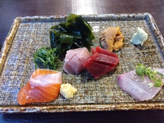 軽井沢 やまさと - お刺身盛り合わせ