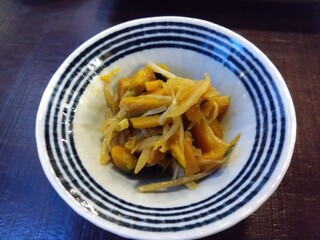 軽井沢 やまさと - 新しょうがとかぼちゃきんぴら