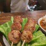 ホルモンの串焼き　もつやき処　沼田 - 