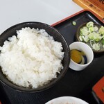 更科 - ご飯＆薬味