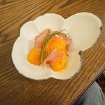 ヨルクル - 柿と生ハムのマリネ