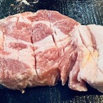豚焼肉専門店 トンキン - リブロース　焼いてくれます