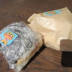 きっ茶 花々 - ハンバーガーとポーク玉子おにぎりはテイクアウトで。