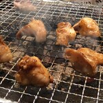 炭火焼肉 牛牛 - ホルモン仕上がりました