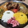 カオススパイスダイナー - 2種あいがけスモール、ライスブレンド