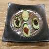 豊栄 - お通し　醤4種　シンプルすぎじゃないかと思いましたが、酒が進む。。