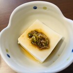ままの屋 - お豆腐も薬味で美味しさ倍増