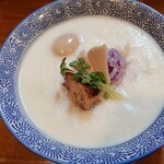 鶏そば Akari - 鶏白湯味玉2025/10/04