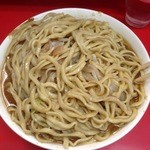 ラーメン二郎 - 天地返しをしてからいただきます
