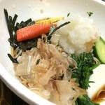 田吾作 - 料理写真:2014.10訪問　おろしそば（冷）