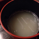 そば屋 長森 - そば湯は濃い目