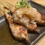 鶏と酒 怜 - つくね おろしポン酢