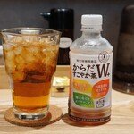 とんかつ成蔵 - からたすこやか茶、これ飲めば0キロカロリー✨