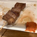 もつ焼 くろ - レバー(こっから酔ってきた)