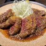 焼肉名匠 山牛 - 山形牛カツ定食
