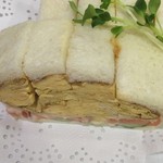 喫茶 いち - タマゴサンド(ややアップ)