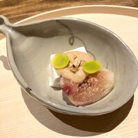 温石 - 落花生豆腐、イチジク、新銀杏