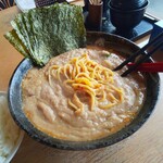 大岩亭 - 辛いのりラーメン特鳥3辛