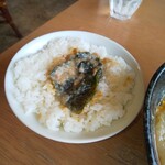 大岩亭 - ご飯に海苔