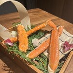 初代 蟹よし - タラバ蟹とズワイ蟹の食べ比べ