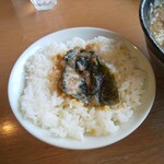 大岩亭 - ご飯に海苔