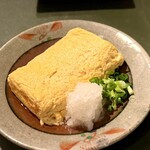 やきとり 嶋家 - だし巻き玉子。
