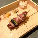 やきとり 嶋家 - ふくらはぎの部分。