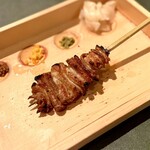 やきとり 嶋家 - 皮。