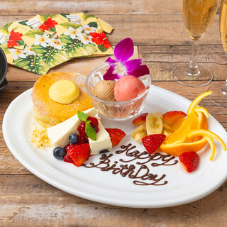 誕生日、お祝い記念日などに♪AnniversaryPlate