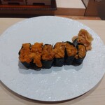 銀座のみこ寿司 - うに3種