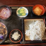 松の庵 - つけきのこせいろ