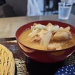 おむすびカフェ パンダ - 豚汁セット(400円)です。