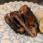 酒と料理　戸塚駅横研究所 - さんま肝醤油焼き(¥880)