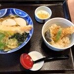 むぎの里 - 料理写真:天ぷらうどんセット※ミニ天丼選択