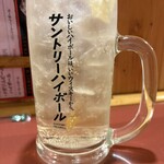 居酒屋さいらい - ハイボール（メガジョッキ）