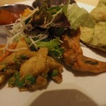 ナタラジ - 小松菜のナンといろいろ美味しいです