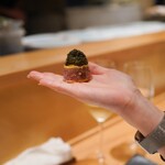 銀座 大石 - かつおとキャビアのグジェール